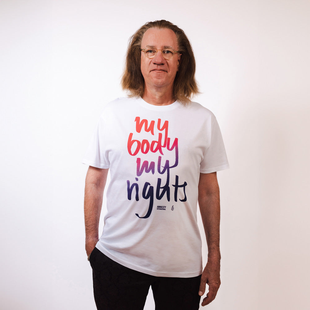 Amnesty (T-Shirt My Body My Rights weiß)