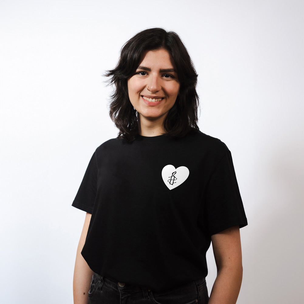 Amnesty (T-Shirt Herz Für Amnesty schwarz)