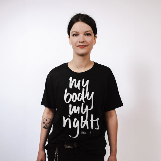 Amnesty (T-Shirt My Body My Rights schwarz)