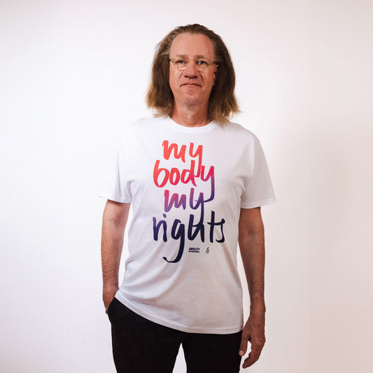 Amnesty (T-Shirt My Body My Rights weiß)