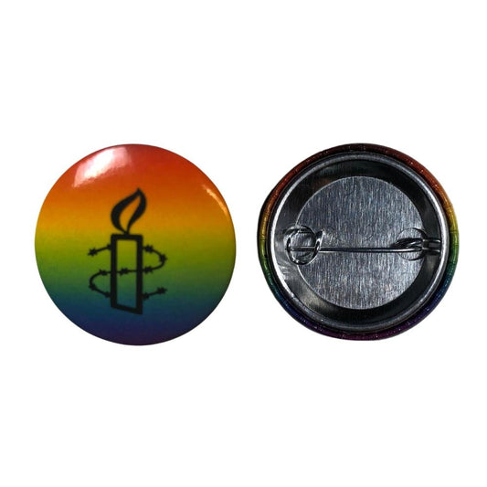 Amnesty (Button Regenbogen)