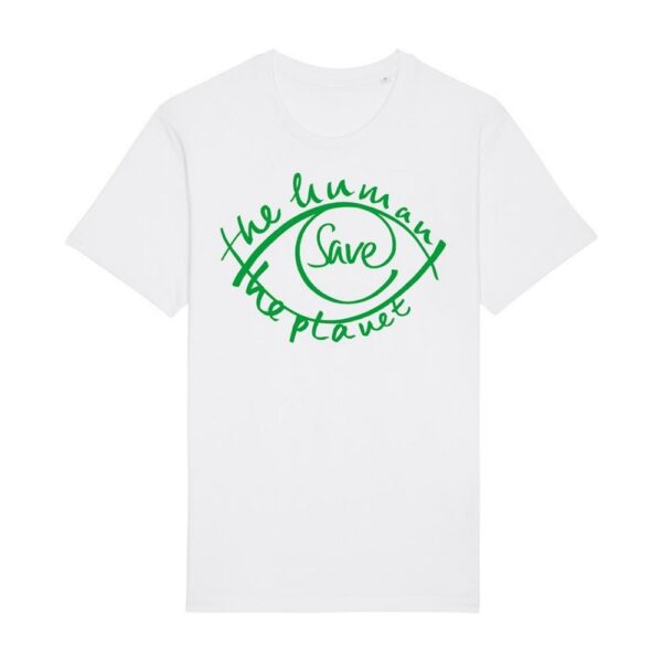 T-Shirt Save The Planet Save The Human (Unisex)